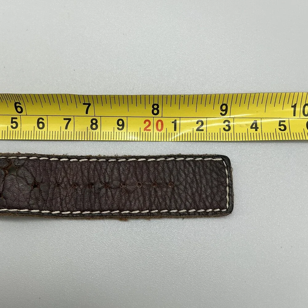 Fossil JR-8517 Womens Watch 25mm Ombre Dial Brown Leather Cuff Date New Battery
